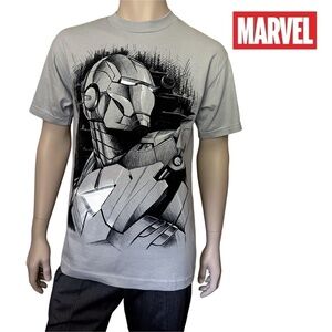 Marvel Comics Iron Man 2 Graphic Tee t-shirt Top Shirt Short Sleeve 100% Cotton